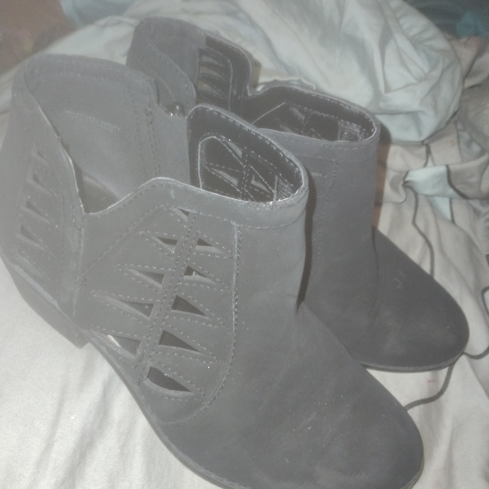 Girls Black Ankle Boots